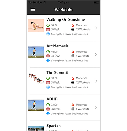 Fitness App development for Android